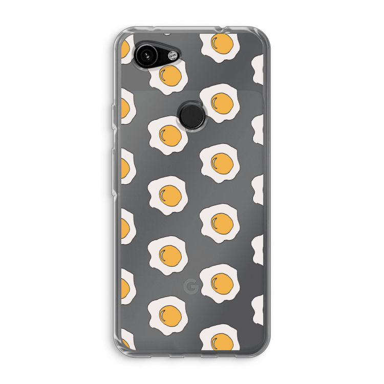 Bacon to my eggs #1: Google Pixel 3a Transparant Hoesje