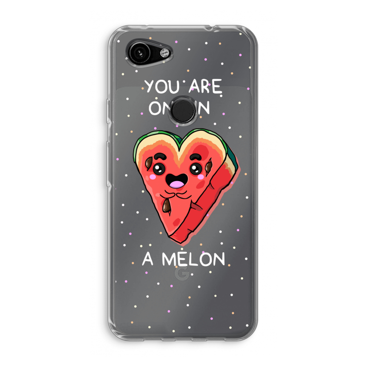 One In A Melon: Google Pixel 3a Transparant Hoesje