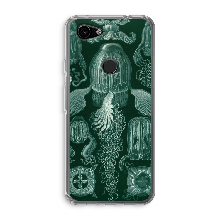 Haeckel Cubomedusae: Google Pixel 3a Transparant Hoesje