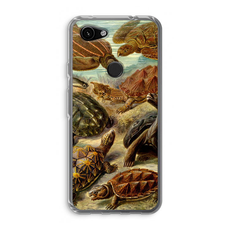 Haeckel Chelonia: Google Pixel 3a Transparant Hoesje
