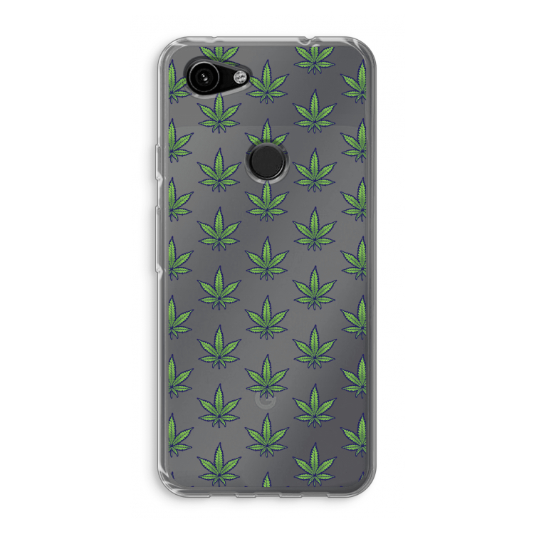 Weed: Google Pixel 3a Transparant Hoesje