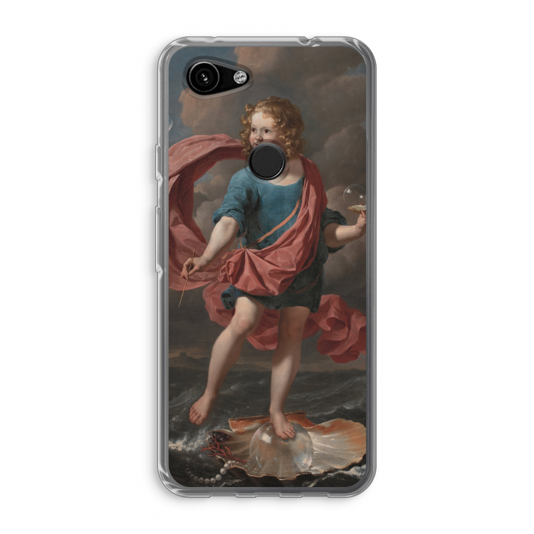 Soap Bubbles: Google Pixel 3a Transparant Hoesje