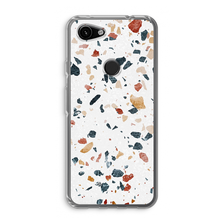 Terrazzo N°4: Google Pixel 3a Transparant Hoesje