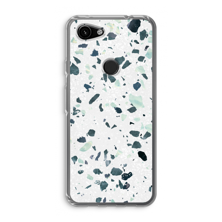 Terrazzo N°2: Google Pixel 3a Transparant Hoesje
