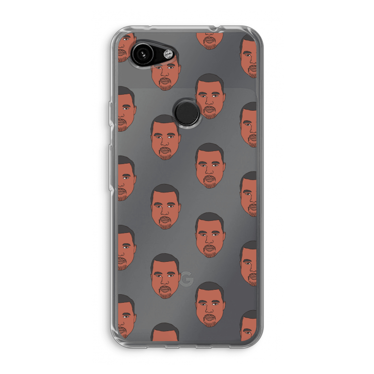 Kanye Call Me?: Google Pixel 3a Transparant Hoesje