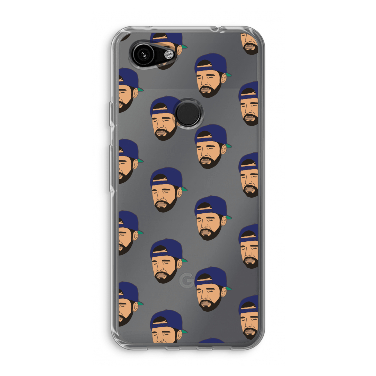 Drake Away: Google Pixel 3a Transparant Hoesje
