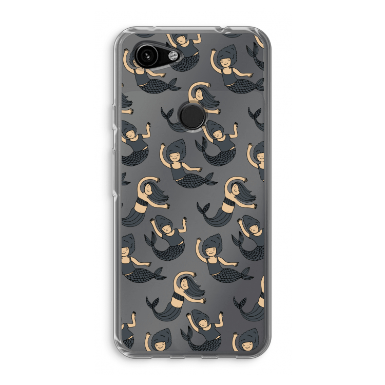 Zeemeermin: Google Pixel 3a Transparant Hoesje