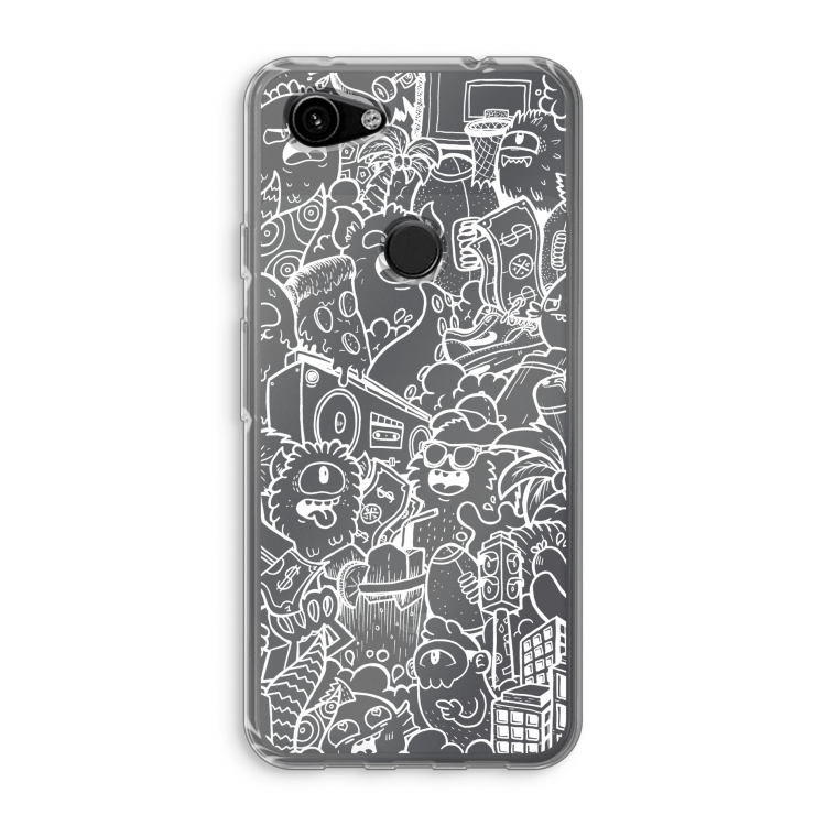 Vexx City #2: Google Pixel 3a Transparant Hoesje