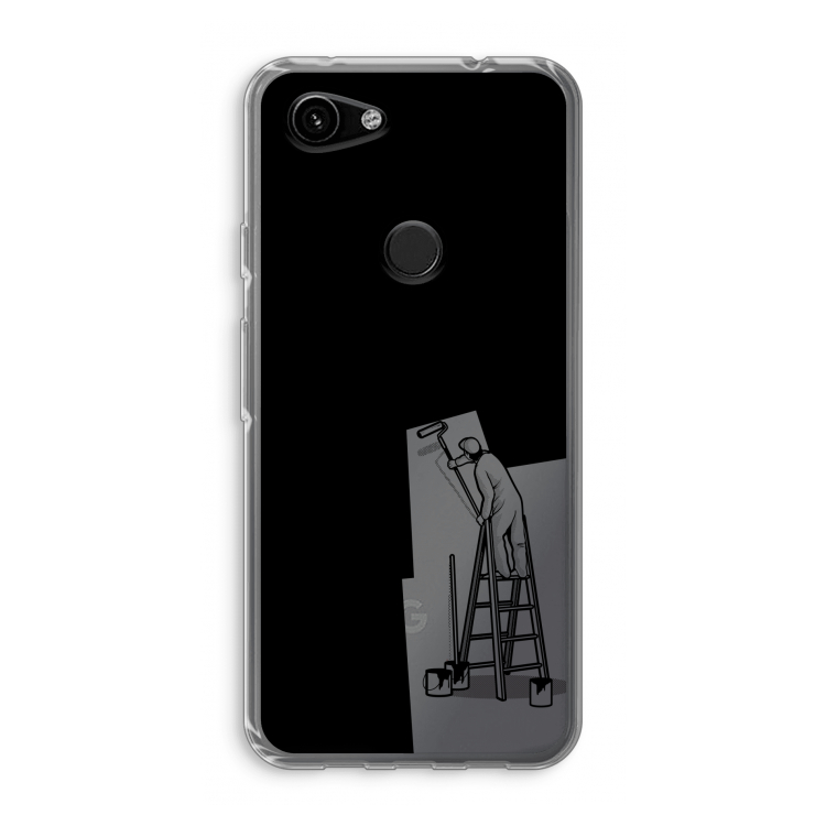 Musketon Painter: Google Pixel 3a Transparant Hoesje