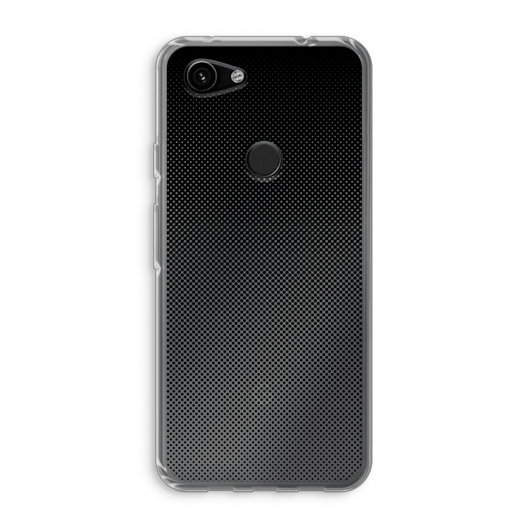 Musketon Halftone: Google Pixel 3a Transparant Hoesje