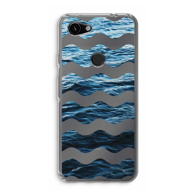 Oceaan: Google Pixel 3a Transparant Hoesje