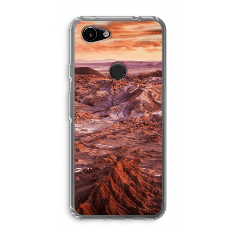 Mars: Google Pixel 3a Transparant Hoesje