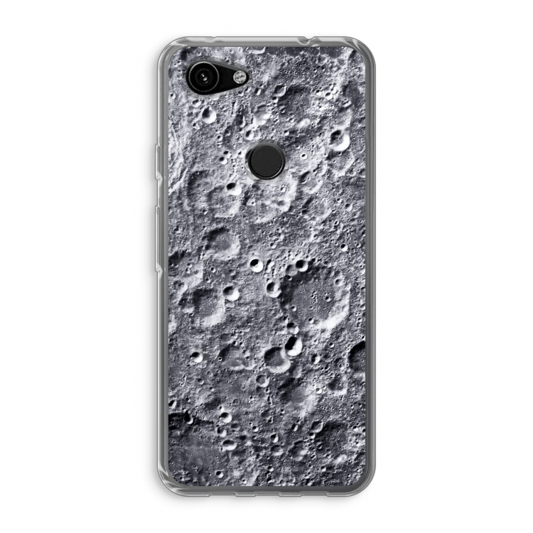 Maanlandschap: Google Pixel 3a Transparant Hoesje