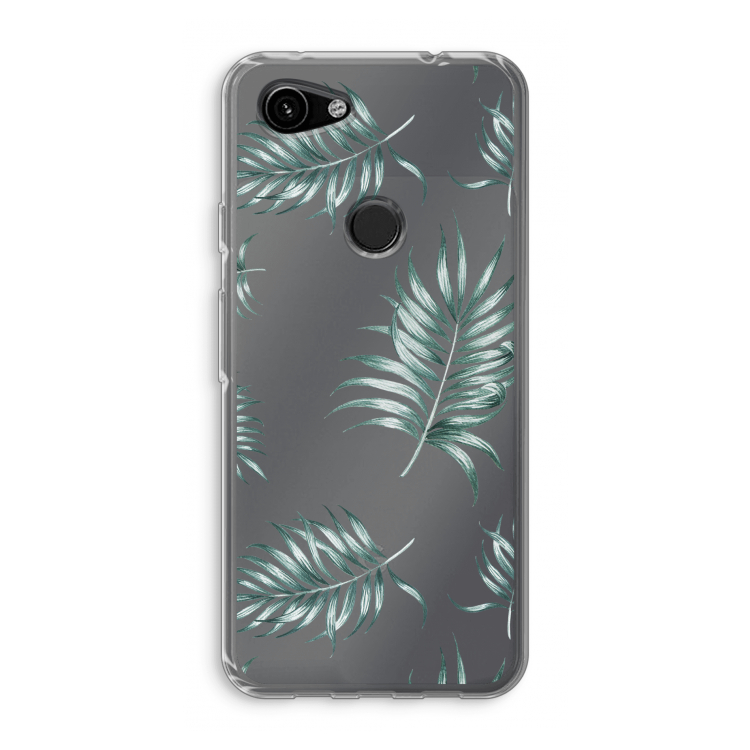 Simple leaves: Google Pixel 3a Transparant Hoesje