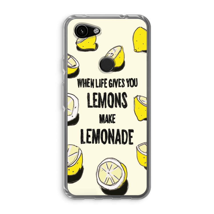 Lemonade: Google Pixel 3a Transparant Hoesje