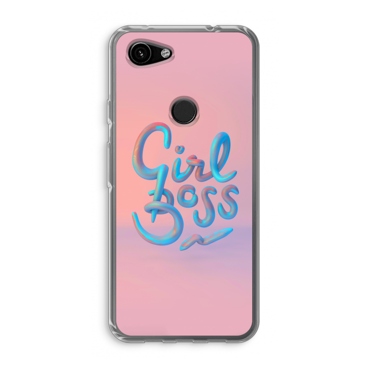 Girl boss: Google Pixel 3a Transparant Hoesje
