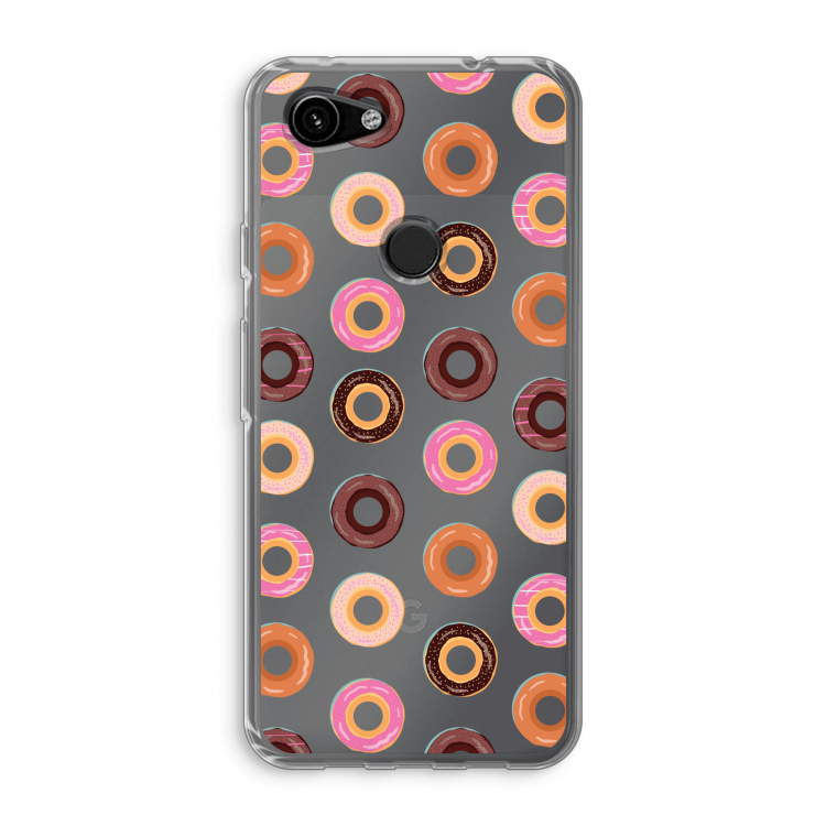 Donuts: Google Pixel 3a Transparant Hoesje
