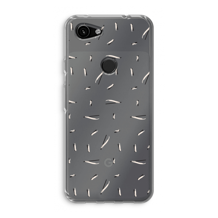Hipster stripes: Google Pixel 3a Transparant Hoesje