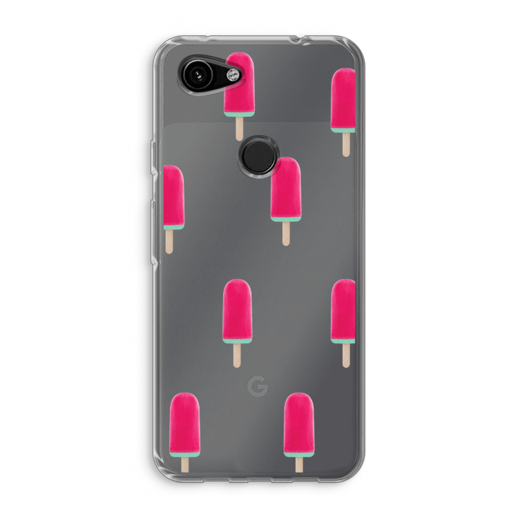 Waterijsje: Google Pixel 3a Transparant Hoesje