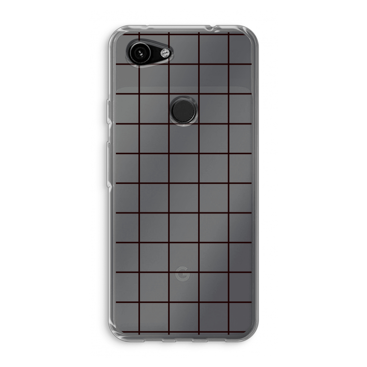 Rooster: Google Pixel 3a Transparant Hoesje