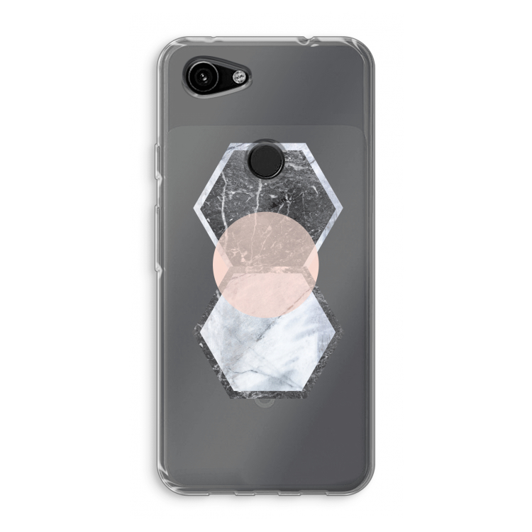 Creatieve toets: Google Pixel 3a Transparant Hoesje