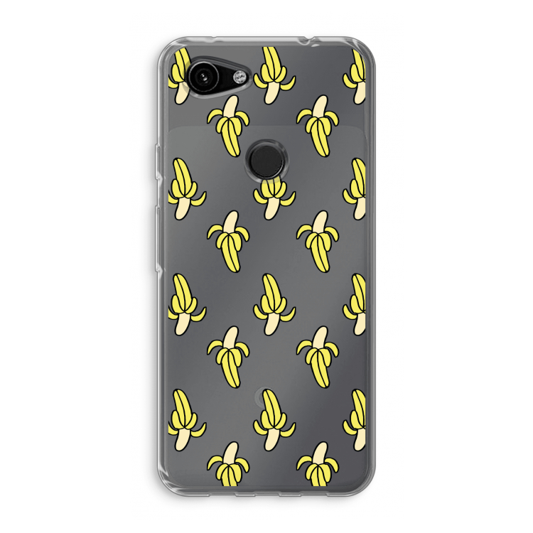 Bananas: Google Pixel 3a Transparant Hoesje