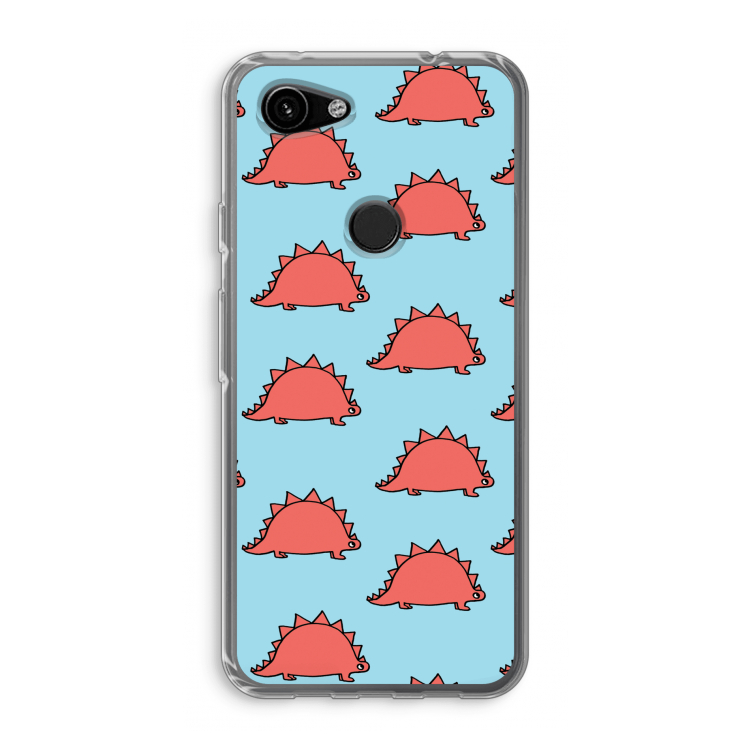Dinosawrr: Google Pixel 3a Transparant Hoesje