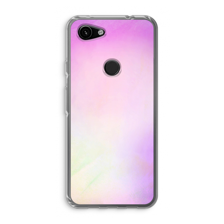 Flow mist pastel: Google Pixel 3a Transparant Hoesje