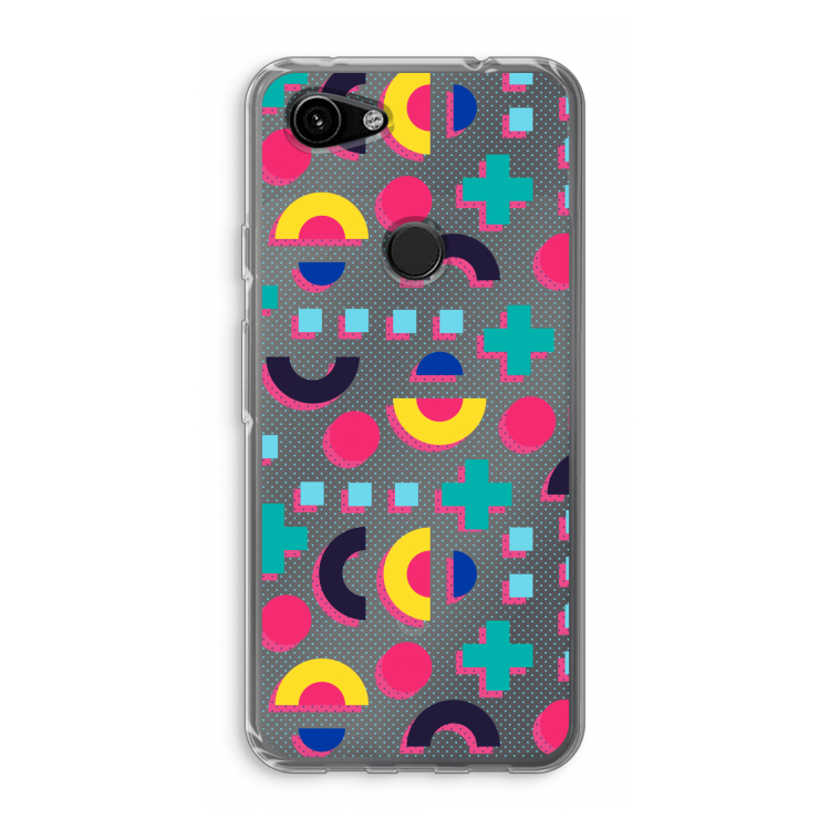 8-bit N°2: Google Pixel 3a Transparant Hoesje