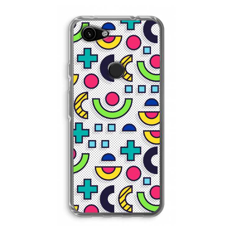 8-bit N°6: Google Pixel 3a Transparant Hoesje
