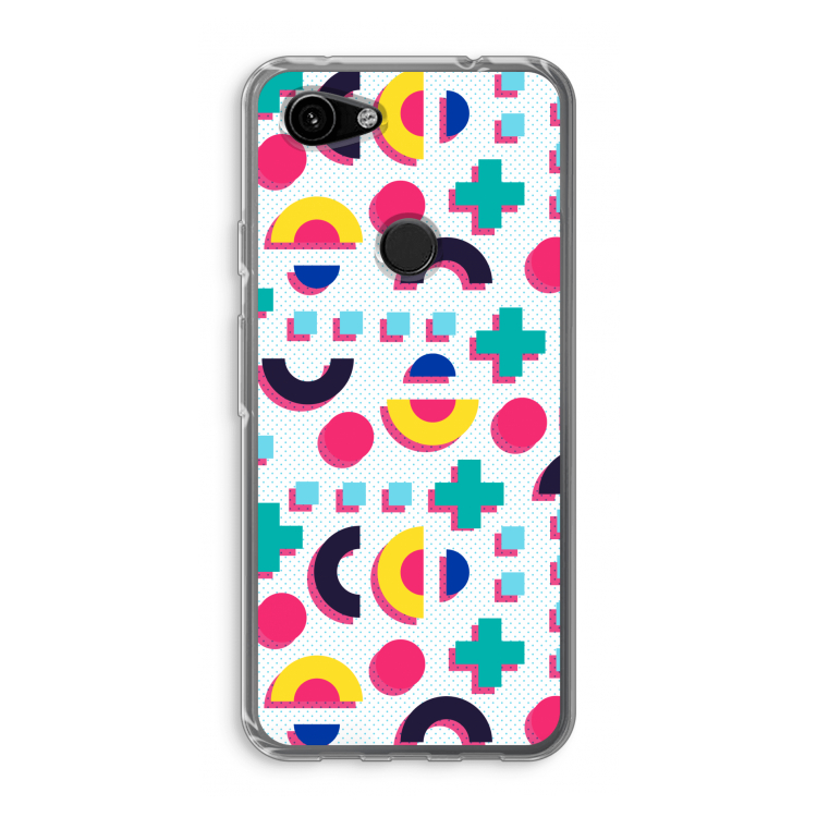 8-bit N°2: Google Pixel 3a Transparant Hoesje