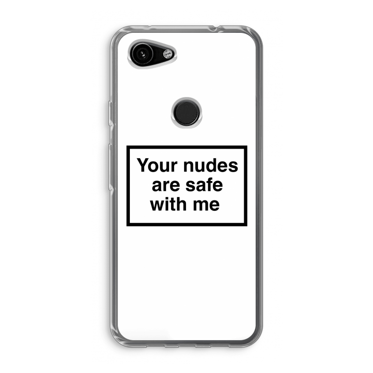 Safe with me: Google Pixel 3a Transparant Hoesje