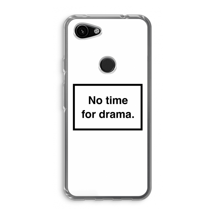 No drama: Google Pixel 3a Transparant Hoesje