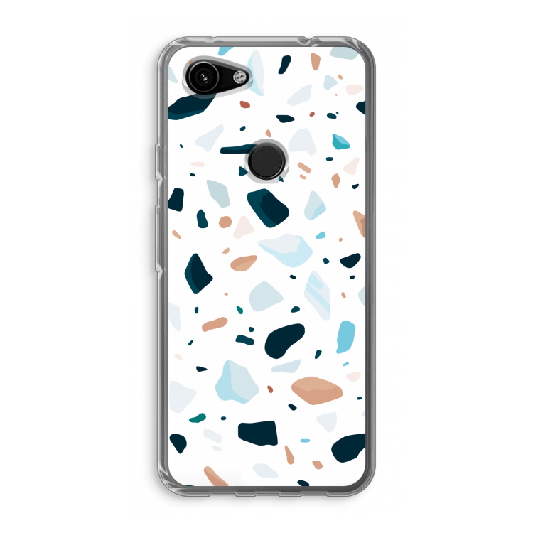 Terrazzo N°13: Google Pixel 3a Transparant Hoesje