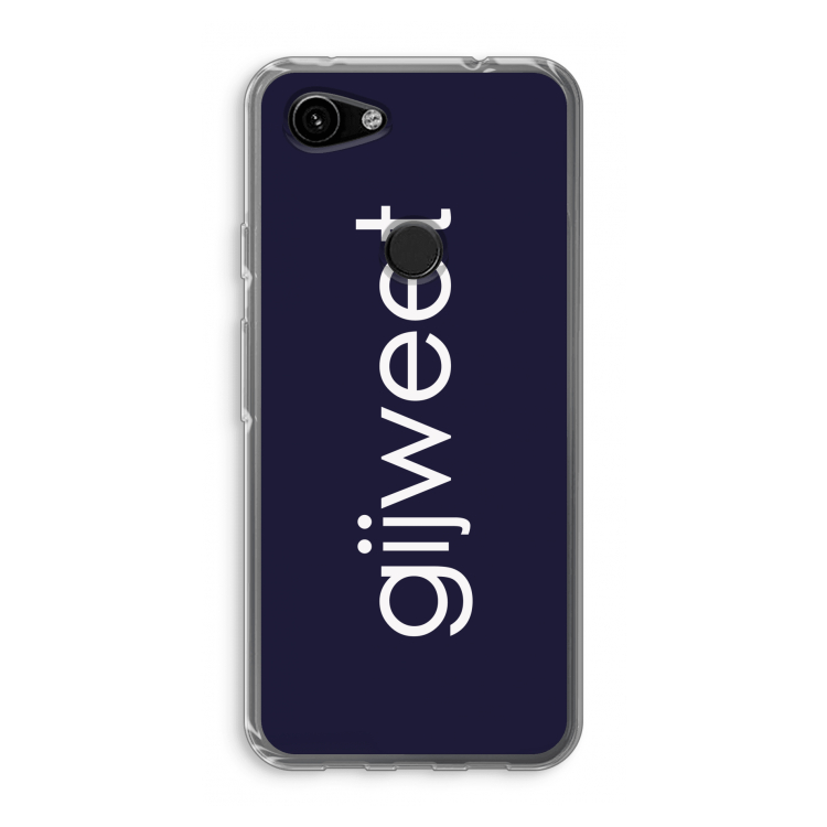 Gijweet: Google Pixel 3a Transparant Hoesje