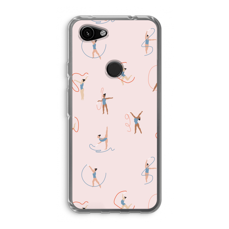 Dancing #3: Google Pixel 3a Transparant Hoesje