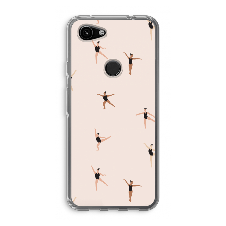 Dancing #1: Google Pixel 3a Transparant Hoesje