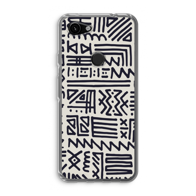 Marrakech print: Google Pixel 3a Transparant Hoesje