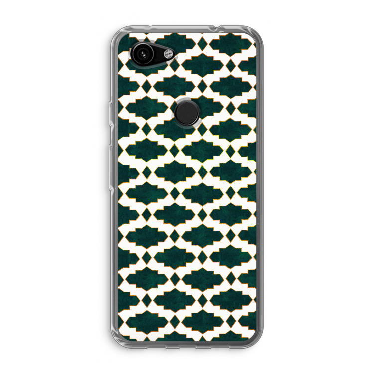 Moroccan tiles: Google Pixel 3a Transparant Hoesje