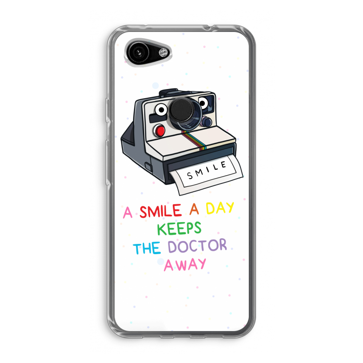 Smile: Google Pixel 3a Transparant Hoesje