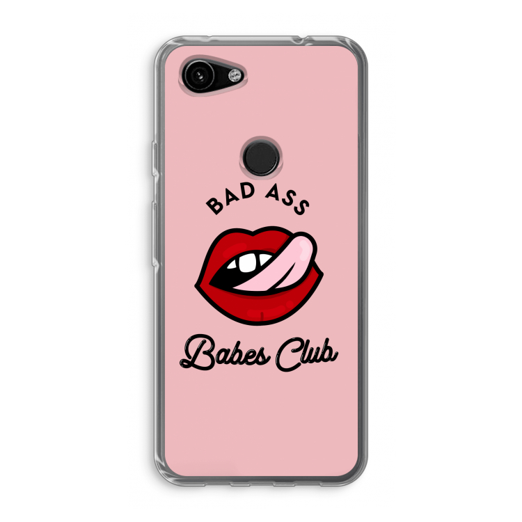Badass Babes Club: Google Pixel 3a Transparant Hoesje