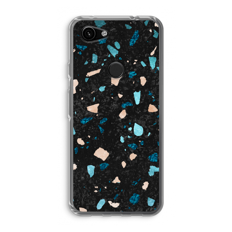 Terrazzo N°11: Google Pixel 3a Transparant Hoesje