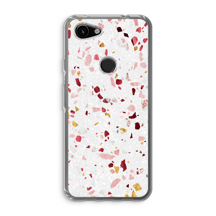 Terrazzo N°9: Google Pixel 3a Transparant Hoesje
