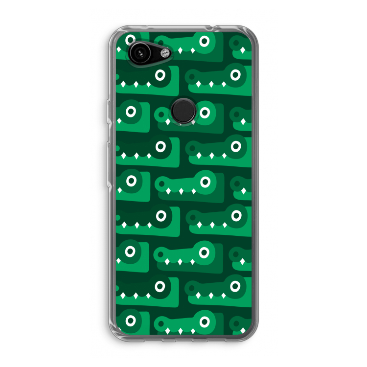 Crocs: Google Pixel 3a Transparant Hoesje