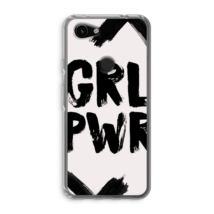 Girl Power #2: Google Pixel 3a Transparant Hoesje