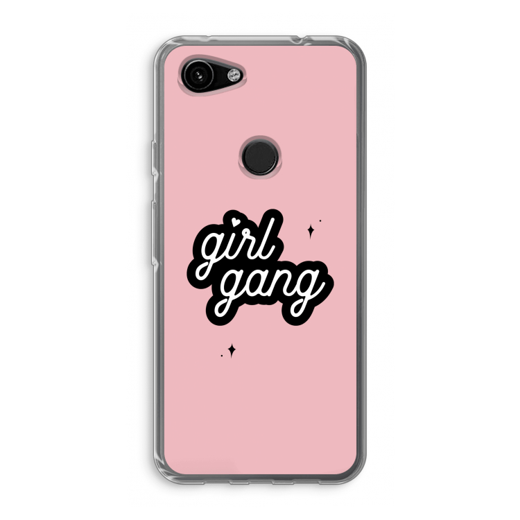 Girl Gang: Google Pixel 3a Transparant Hoesje