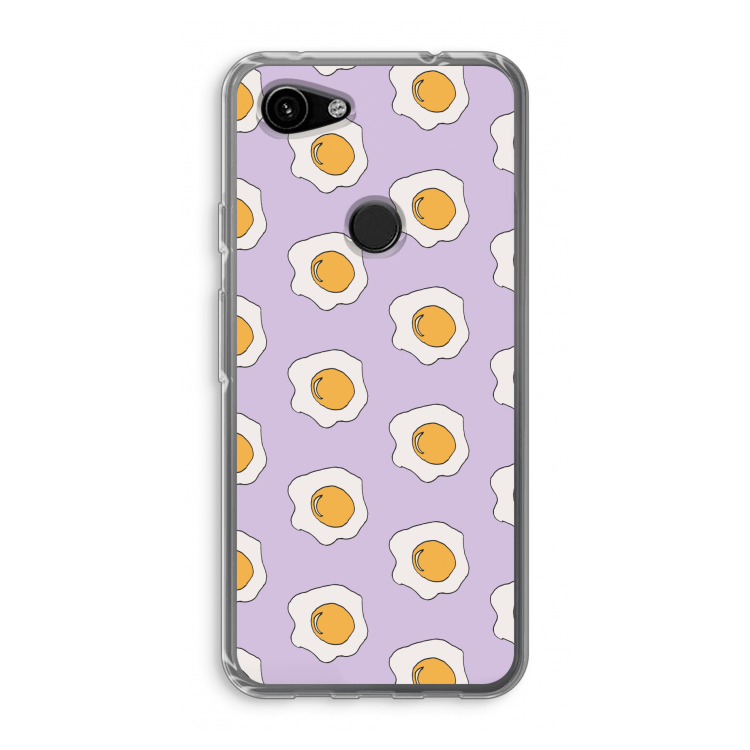 Bacon to my eggs #1: Google Pixel 3a Transparant Hoesje