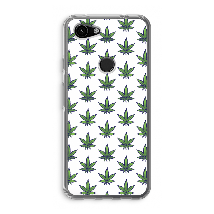 Weed: Google Pixel 3a Transparant Hoesje