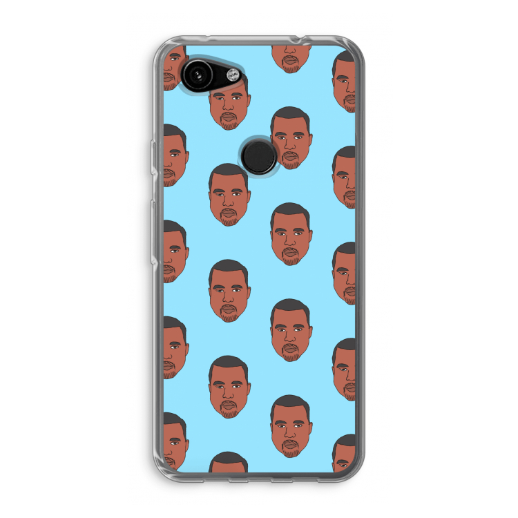 Kanye Call Me?: Google Pixel 3a Transparant Hoesje