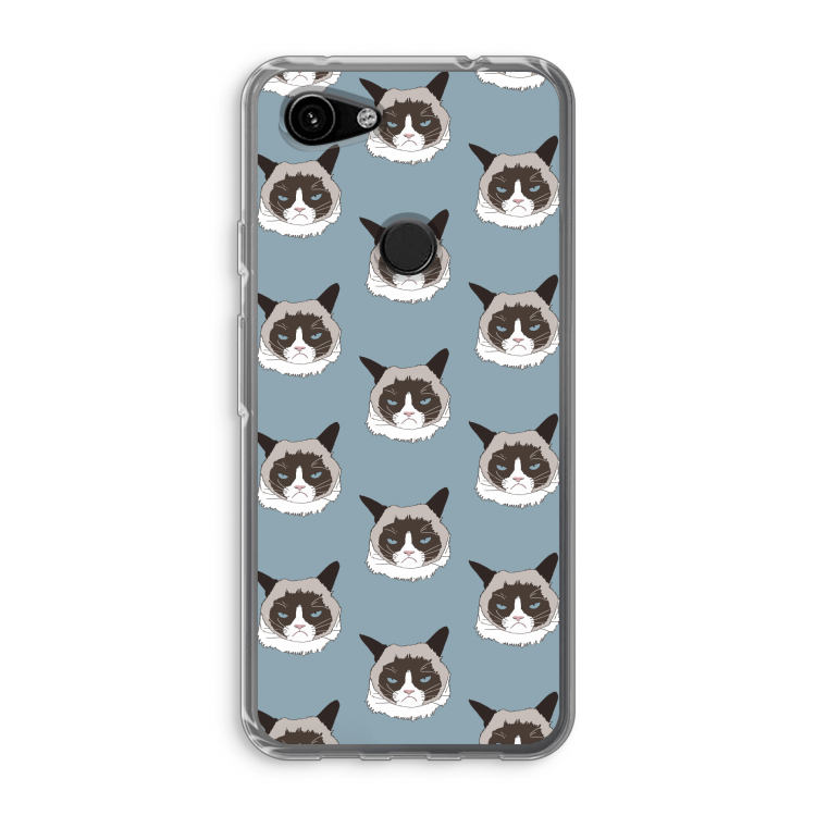It's a Purrr Case: Google Pixel 3a Transparant Hoesje